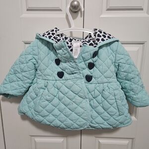 Quilted Kids Jacket - Light Blue